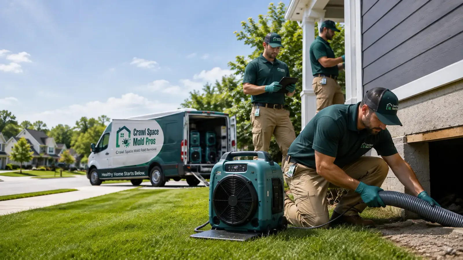 Crawl Space Mold Removal in Rockville, VA